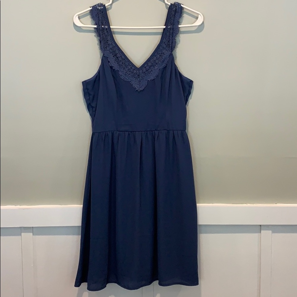 Doe & Rae blue dress